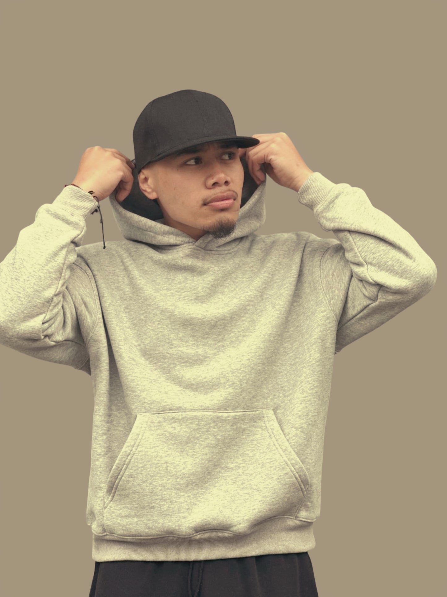 On ON Grey Heavyweight Oversized Hood