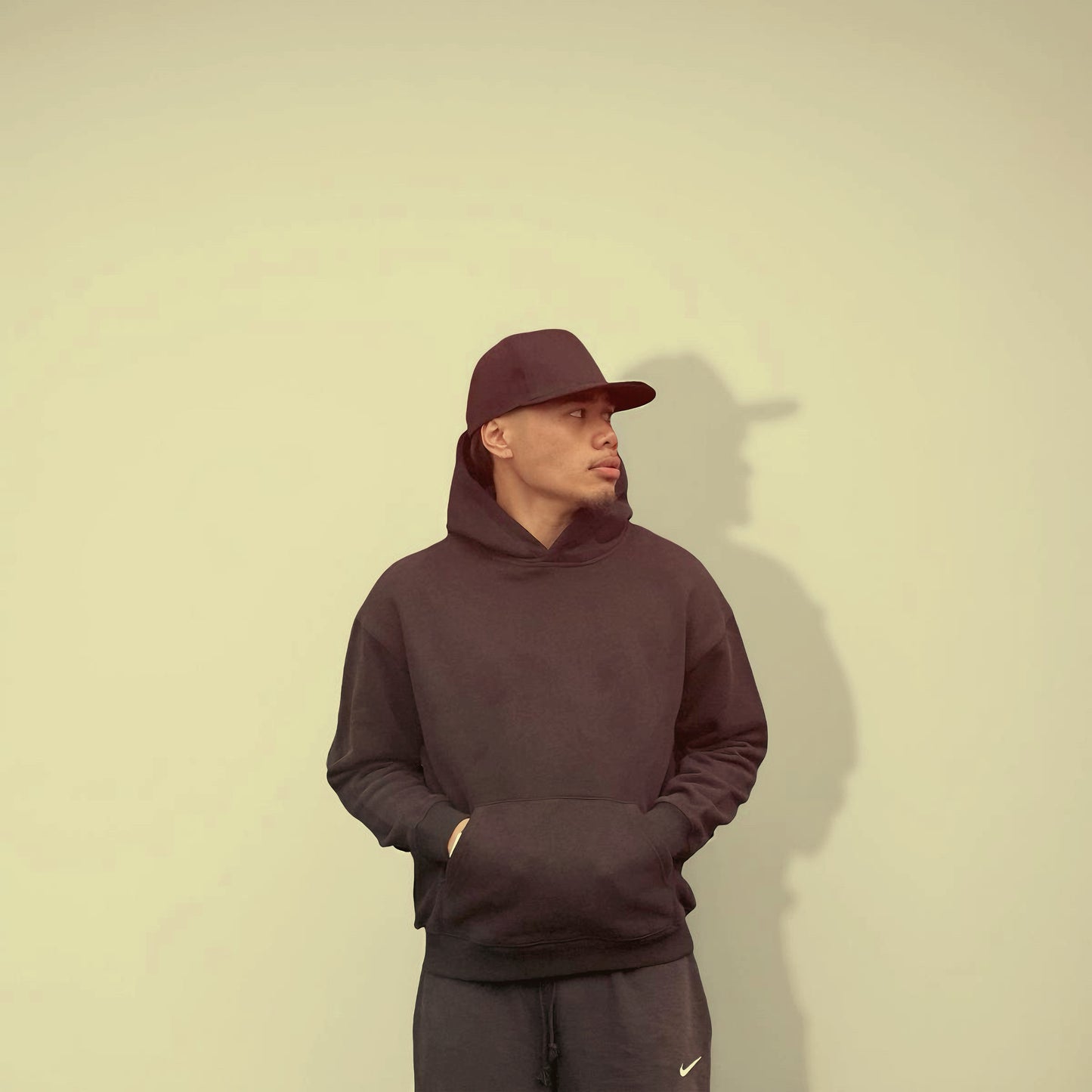 On ON Black Heavyweight Oversized Hood