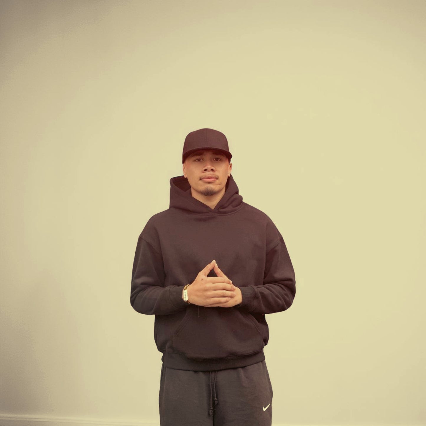 On ON Black Heavyweight Oversized Hood