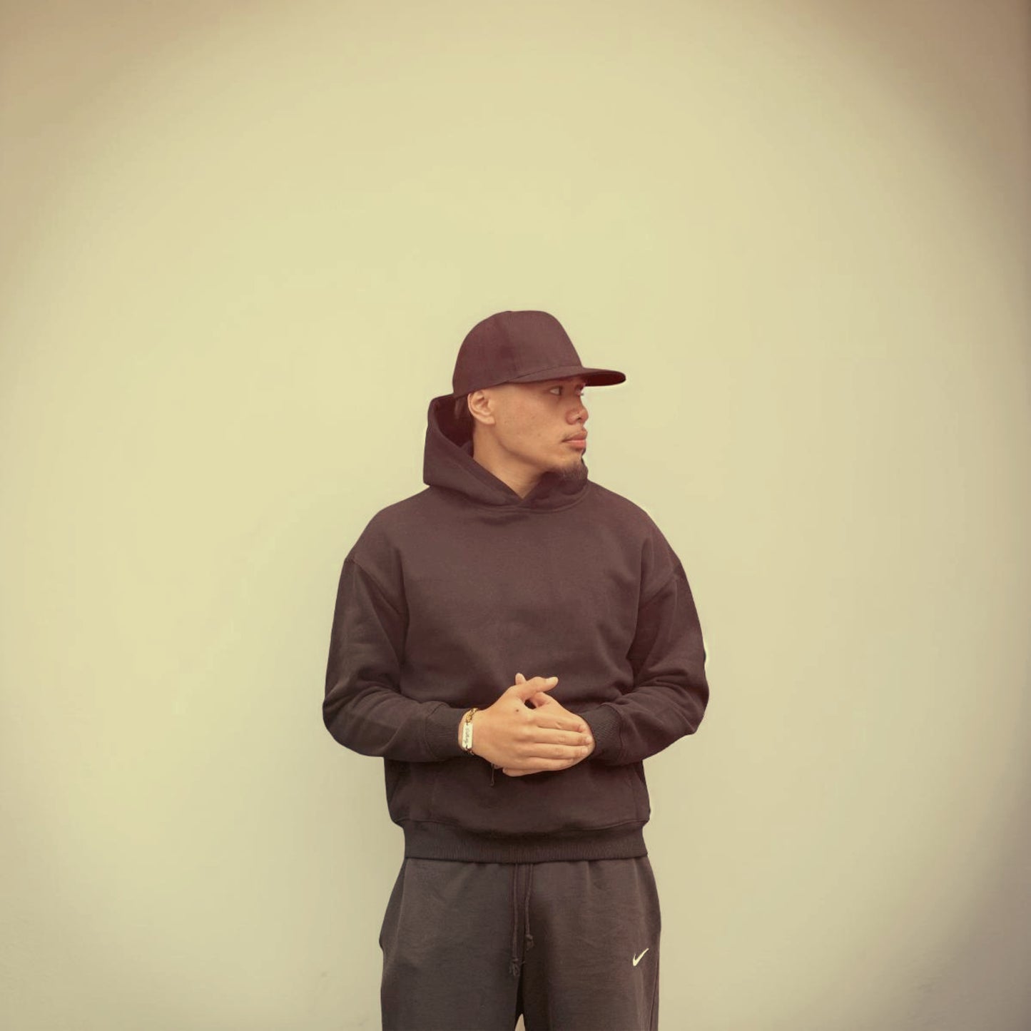 On ON Black Heavyweight Oversized Hood